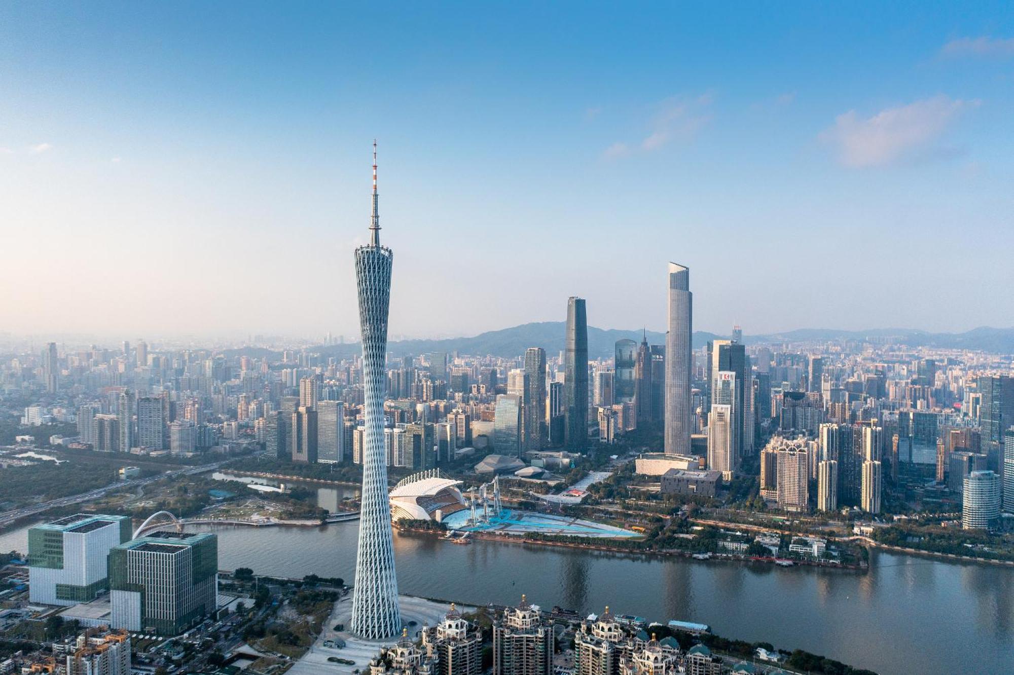 Yun Jin City View Hotel - Guangzhou Taikoo Hui Zhujiang New Town Tianhe Sports Center Buitenkant foto
