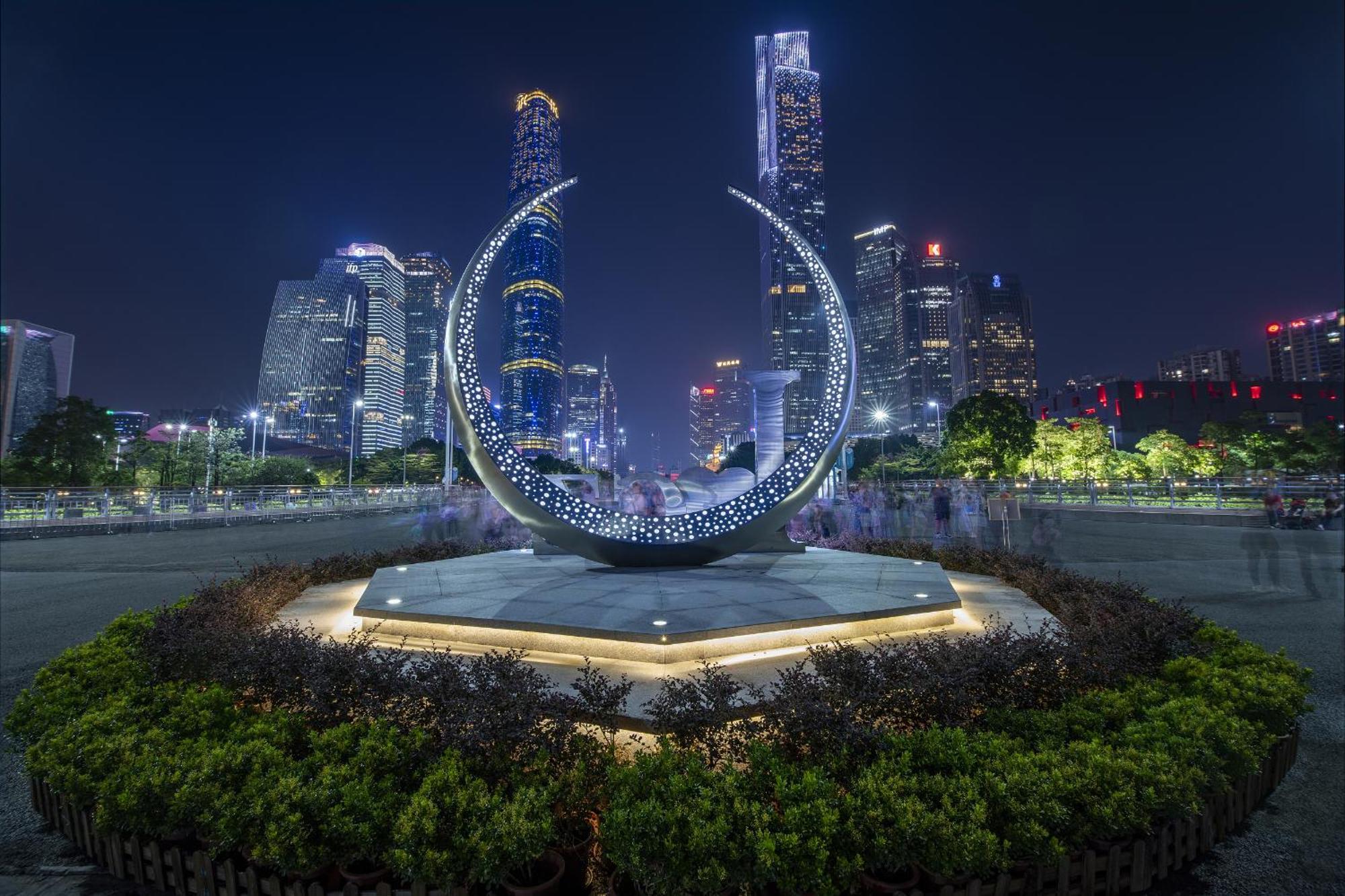 Yun Jin City View Hotel - Guangzhou Taikoo Hui Zhujiang New Town Tianhe Sports Center Buitenkant foto
