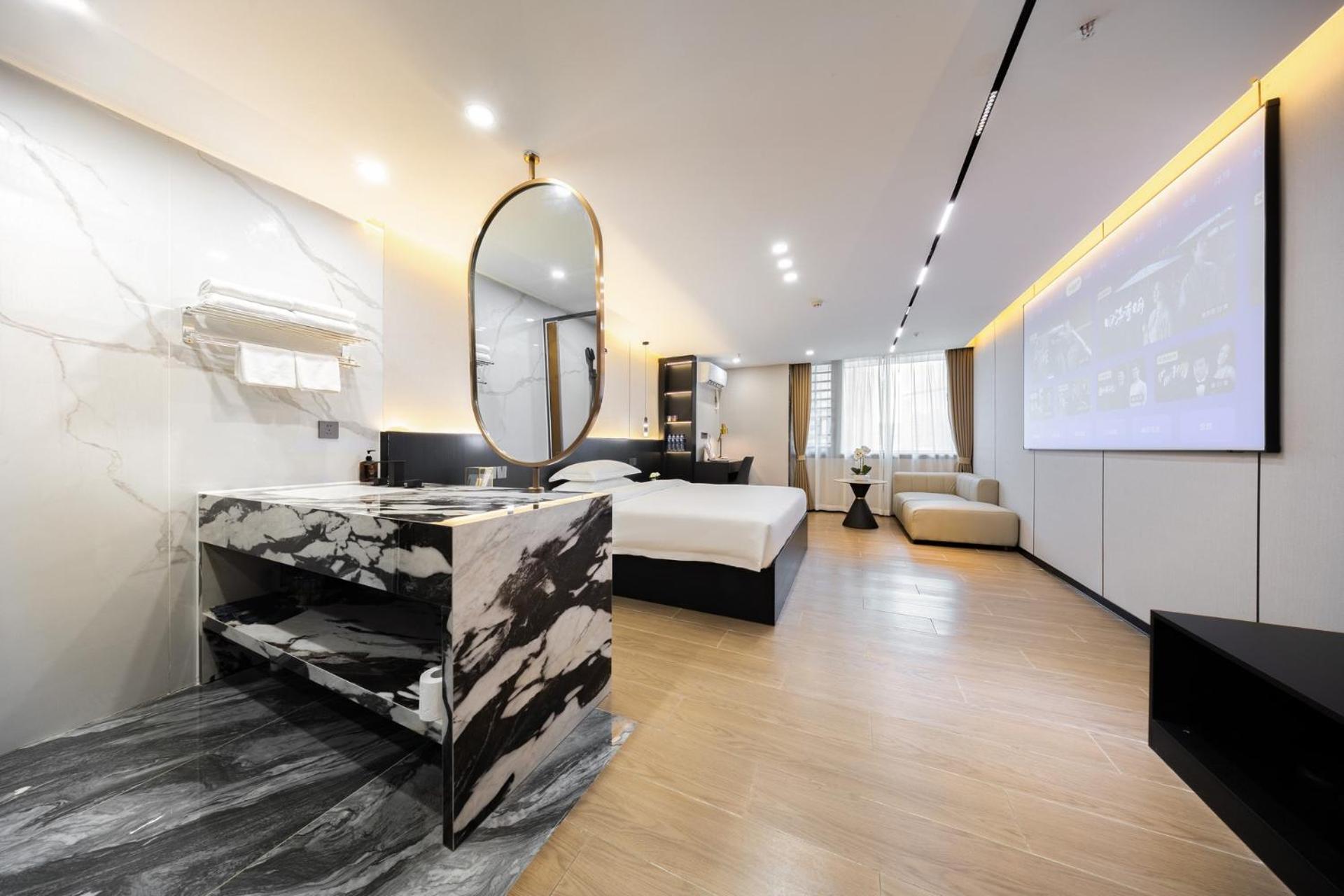 Yun Jin City View Hotel - Guangzhou Taikoo Hui Zhujiang New Town Tianhe Sports Center Buitenkant foto