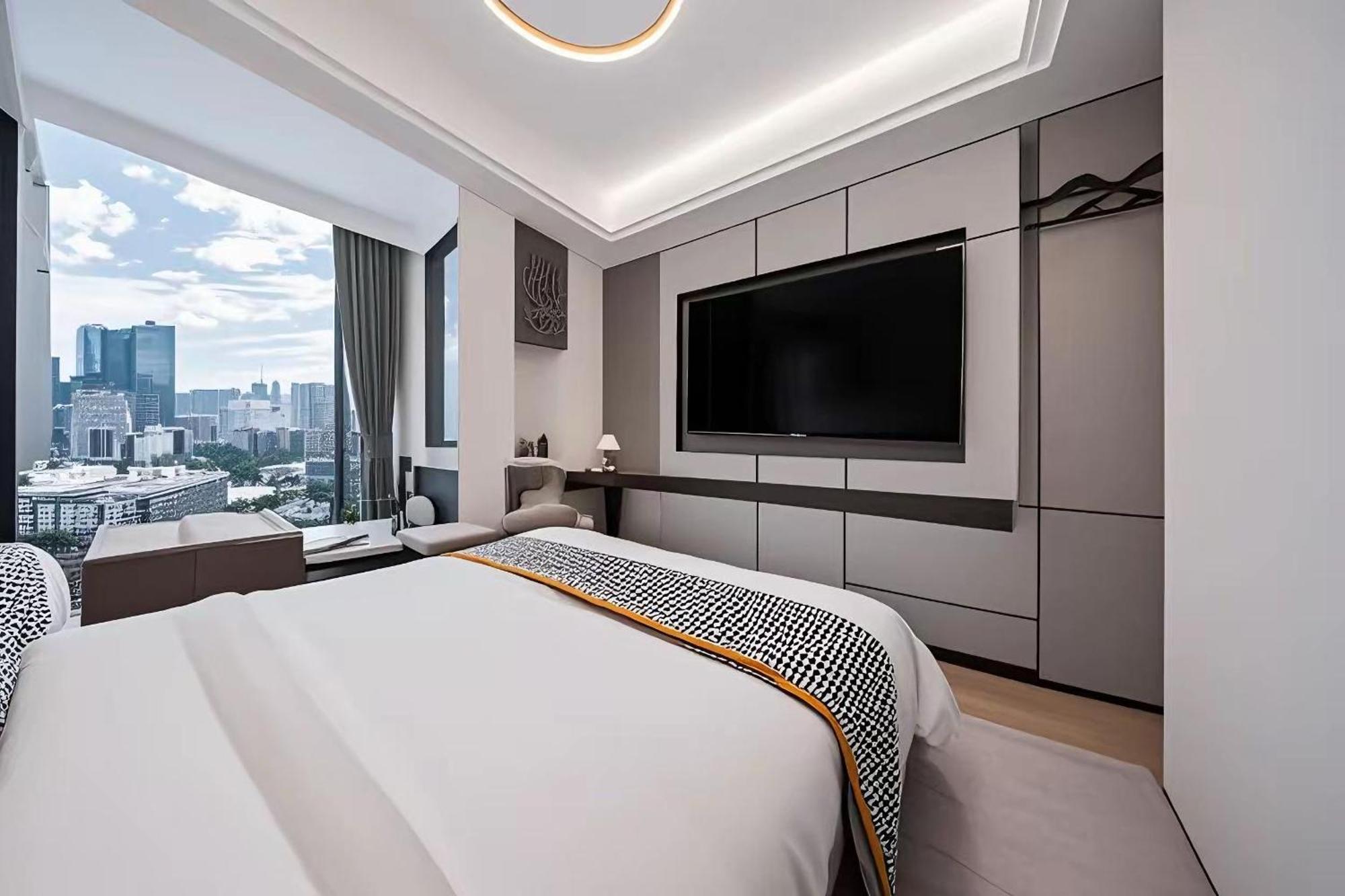 Yun Jin City View Hotel - Guangzhou Taikoo Hui Zhujiang New Town Tianhe Sports Center Buitenkant foto