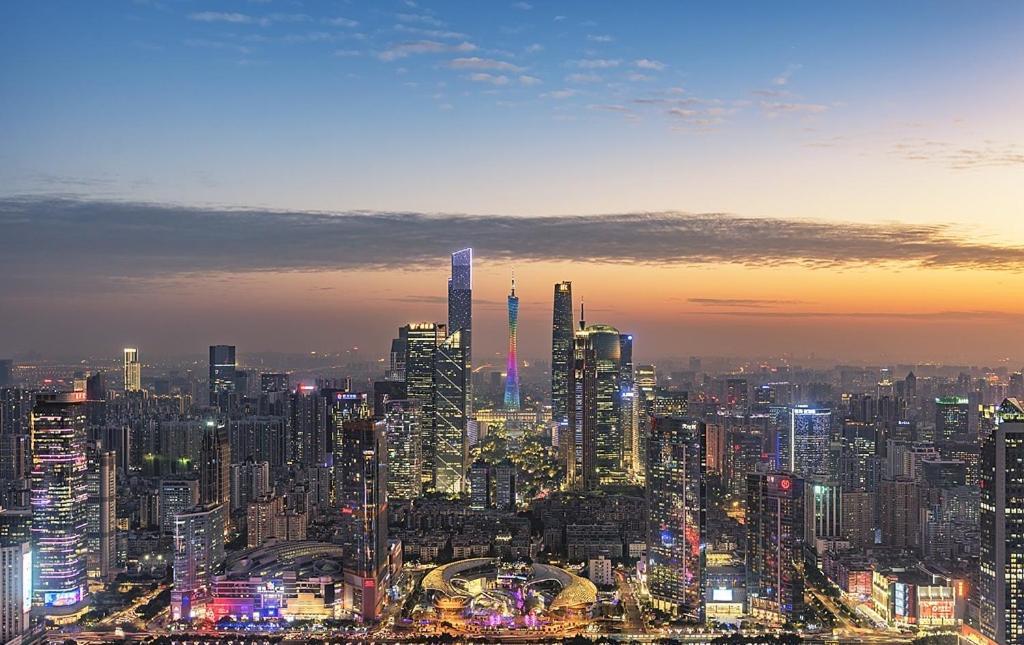 Yun Jin City View Hotel - Guangzhou Taikoo Hui Zhujiang New Town Tianhe Sports Center Buitenkant foto