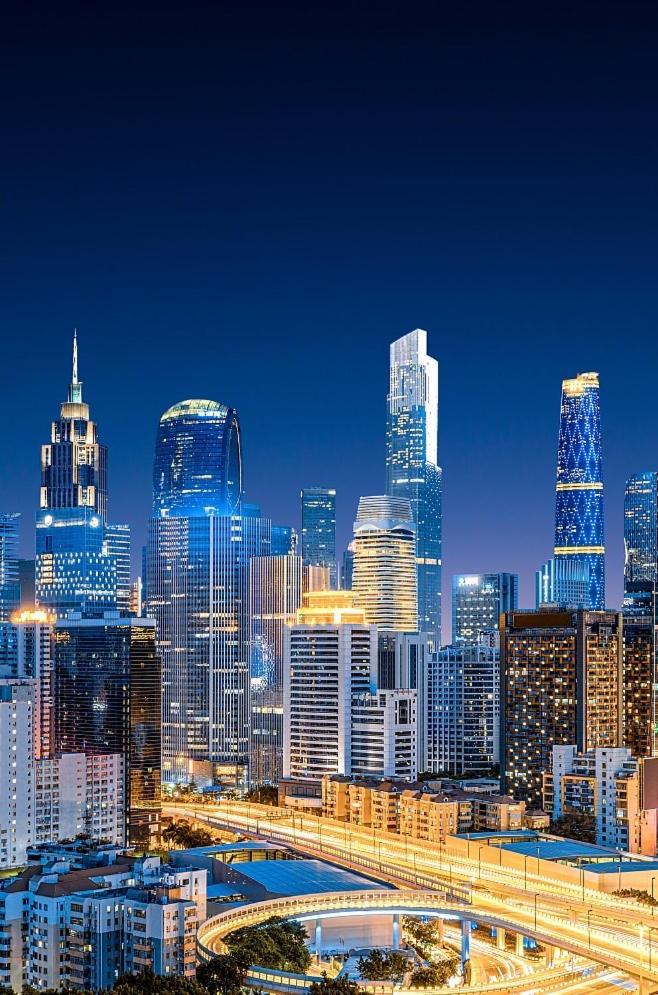 Yun Jin City View Hotel - Guangzhou Taikoo Hui Zhujiang New Town Tianhe Sports Center Buitenkant foto